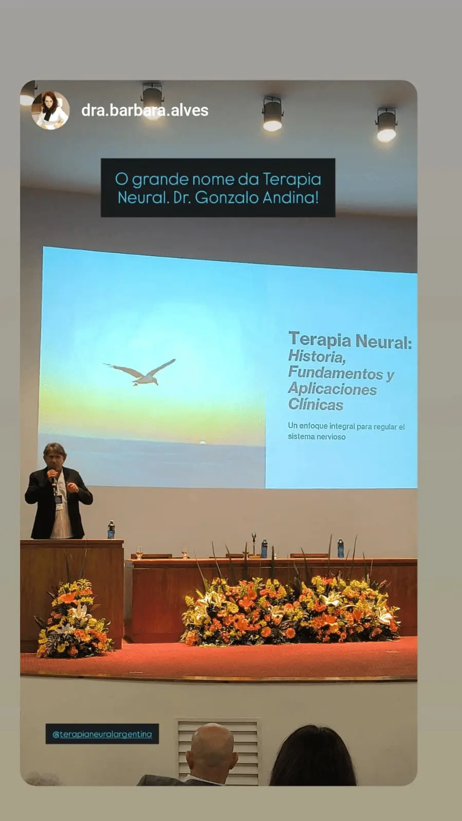 Apresentação durante o curso