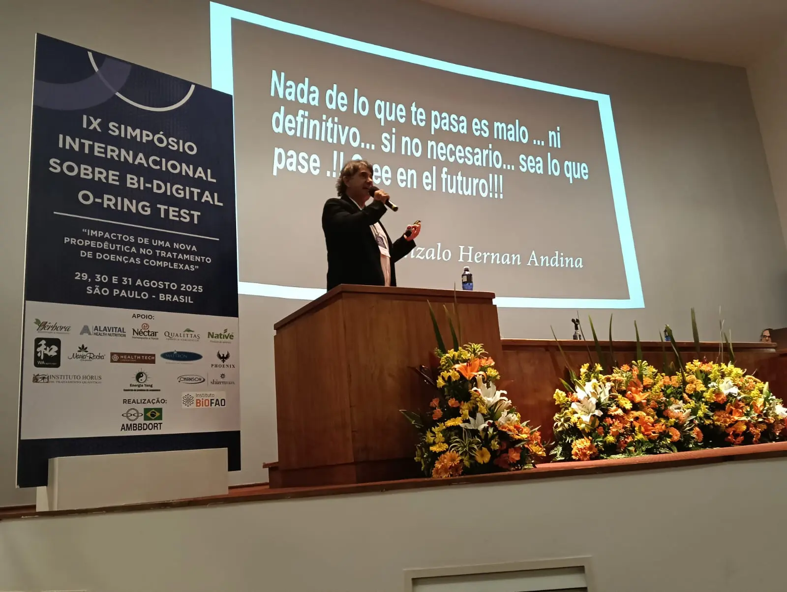 Apresentação durante o curso