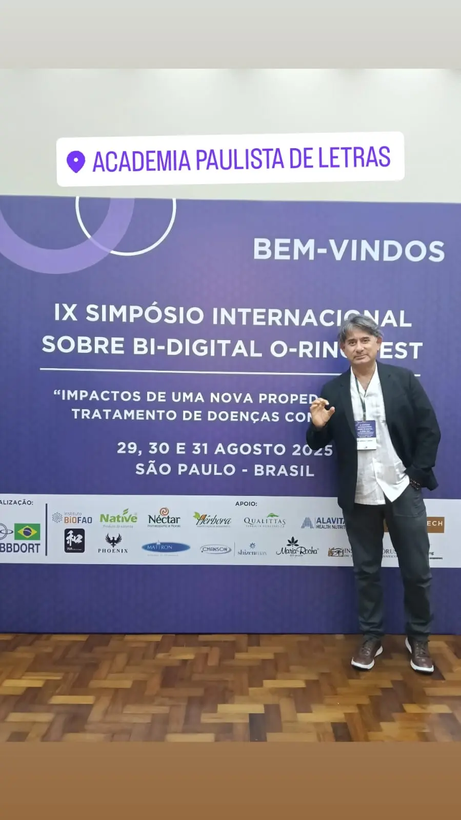 Apresentação durante o curso