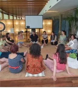 Apresentação durante o curso