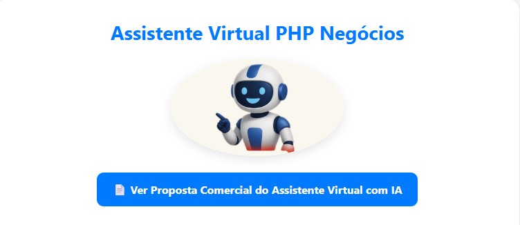 Assistente Virtual PHP Negócios com IA
